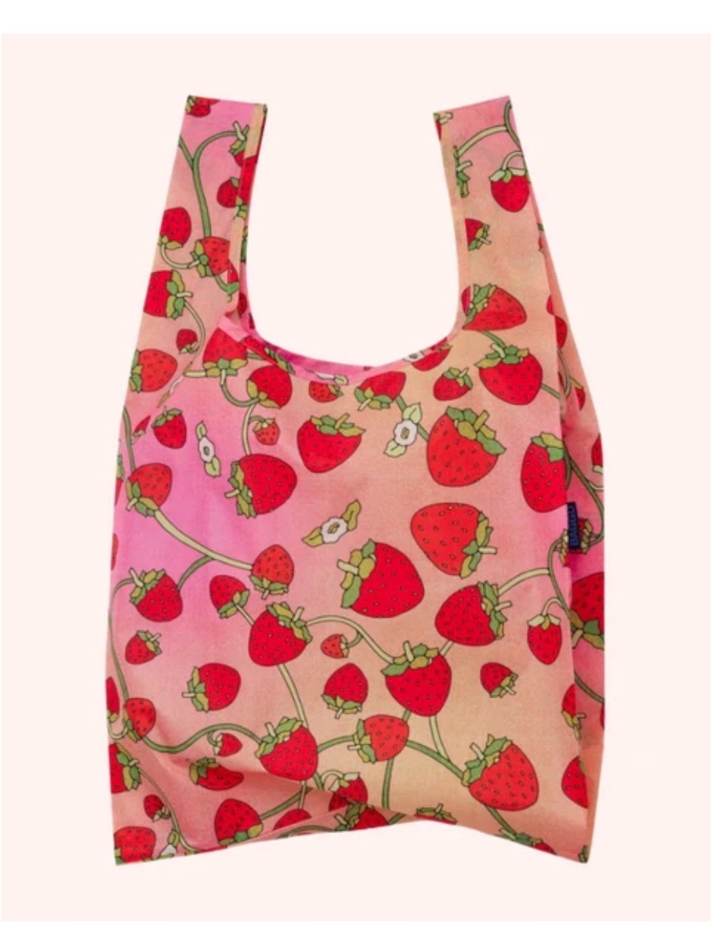 Baggu - Big Reusable Bag- Strawberry Blossom